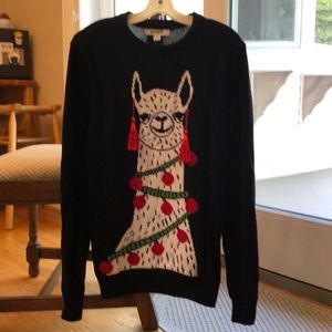 Llama ugly Christmas sweater